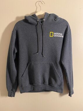 Nat Geo New Mexico Cotton Hoodie Gray Small